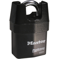 Cadenas prot&eacute;g&eacute; ProSeries, Noir, Cl&eacute;s diff&eacute;rentes, Acier lamin&eacute;, Largeur de 2-3/8" Superchem Industries
