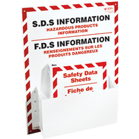 Safety Data Sheet Information Stations, English & French, Binders Included Superchem Industries