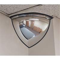 Miroir en d&ocirc;me 90°, Quart de d&ocirc;me, Dessus ouvert, Diam&egrave;tre 20" Superchem Industries