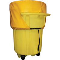Couvercle en poly pour les surconteneurs avec roues de 95 gallons Superchem Industries