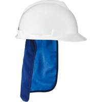 Tampon et voile pour le cou refroidissants pour casque de s&eacute;curit&eacute; Chill-Its 6717CT, Bleu Superchem Industries
