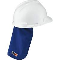 Tampon et voile pour le cou refroidissants et ignifug&eacute;s pour casque de s&eacute;curit&eacute; Chill-Its 6717FR, Bleu Superchem Industries