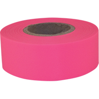 Ruban de signalisation Sub-Zero, 1,2" la x 150' lo, Rose fluorescent Superchem Industries