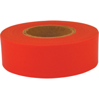 Ruban de signalisation Sub-Zero, 1,2" la x 150' lo, Rouge fluorescent Superchem Industries