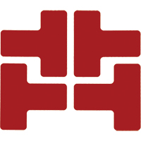 Floor Corner Marks, T, 5" L x 2" W, Red, Polyester Superchem Industries