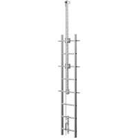 Vi-Go Continuous Ladder Climbing Safety System with Automatic Pass-Through, Stainless Steel Superchem Industries