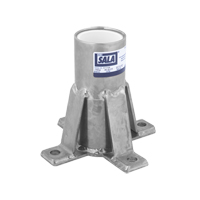 Base de potence pour collier de passage pour installation sur le plancher DBI-SALA Advanced Superchem Industries