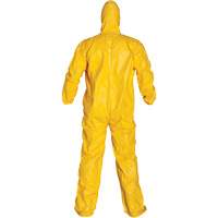 Hooded Chemical-Resistant Coveralls, Tychem&reg; 2000, Medium, Yellow Superchem Industries