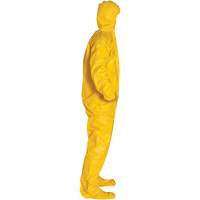 Hooded Chemical-Resistant Coveralls, Tychem&reg; 2000, Medium, Yellow Superchem Industries