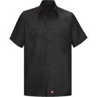 Chemise &agrave; manches courtes en tissu ind&eacute;chirable, Hommes, 3T-Grand, Noir Superchem Industries