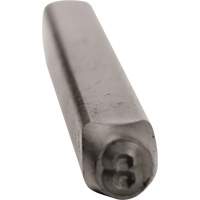 Individual Standard General Purpose Steel Hand Stamp Pieces, # 8, 3/32" Superchem Industries