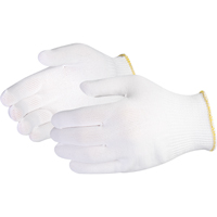 Sure Knit Filament Low-Lint String-Knit Glove, Nylon, Knit Wrist Cuff, Small Superchem Industries