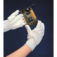 Sure Knit 13 Cut Low Lint Gloves, Nylon, Knit Wrist Cuff, Small Superchem Industries