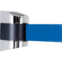 Unit&eacute;s murales Tensabarrier, Plastique, Fixation par vis, 15', Ruban Bleu Superchem Industries
