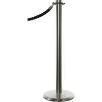 Poteaux portatifs, Hauteur de 34", Chrome poli Superchem Industries