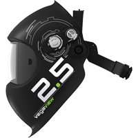 vegaview2.5 Welding Helmets, 3.94" L x 1.97" W View Area, 2.5/8 - 12 Shade Range, Black Superchem Industries