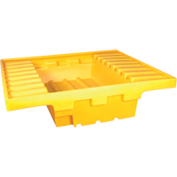 Contenant de confinement Ultra-Rack Sump, 51,5'' lo x 51,5'' la x 12" ha, 66 gal. US Capacit&eacute; Superchem Industries
