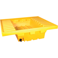 Contenant de confinement Ultra-Rack Sump, 51,5'' lo x 51,5'' la x 12" ha, 66 gal. US Capacit&eacute; Superchem Industries