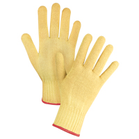 Seamless String Knit Gloves, Size Small/7, 7 Gauge, Kevlar&reg; Shell, ASTM ANSI Level A2/EN 388 Level 3 Superchem Industries