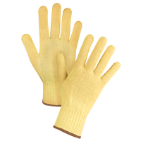 Gants tricot&eacute;s sans couture, Taille Grand/9, Calibre 7, Enveloppe en Kevlar, ASTM ANSI niveau A2/EN 388 niveau 3 Superchem Industries