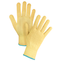Gants tricot&eacute;s sans couture, Taille T-Grand/10, Calibre 7, Enveloppe en Kevlar, ASTM ANSI niveau A2/EN 388 niveau 3 Superchem Industries