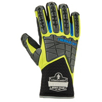 ProFlex&reg; Performance Dorsal Impact-Reducing Gloves + Thermal WP, Small, Suede Palm, Safety Cuff Superchem Industries