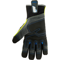 ProFlex&reg; Performance Dorsal Impact-Reducing Gloves + Thermal WP, Small, Suede Palm, Safety Cuff Superchem Industries