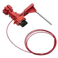 Petit dispositif de verrouillage avec bras de blocage pour valves, Type Universel Superchem Industries