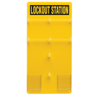 Lockout Board, 24 Padlock Capacity, Padlocks Not Included Superchem Industries