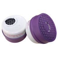 Respirator Cartridge, Combination Gas/Vapour Cartridge and Particulate Filter, Acid Gas/Chlorine Gas/P100 Filter Superchem Industries