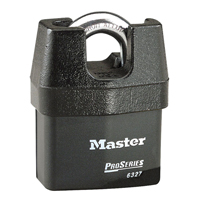 Cadenas prot&eacute;g&eacute; ProSeries, Noir, Cl&eacute;s diff&eacute;rentes, Acier lamin&eacute;, Largeur de 2-5/8" Superchem Industries