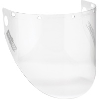 Dynamic Molded Faceshield Visor, PETG, Clear Tint Superchem Industries