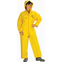 Hurricane Flame Retardant/Oil Resistant Rain Suits - Rainsuits, 4X-Large, Yellow Superchem Industries