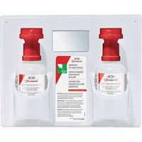 Dynamic Single-Use Eyewash Station with Isotonic Solution, Double Superchem Industries