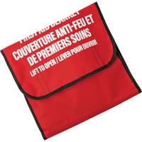 Dynamic Fire Blanket with Nylon Pouch Holder, Wool, 60"L x 71"W Superchem Industries