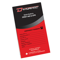 Dynamic First Aid Pocket Guide Superchem Industries