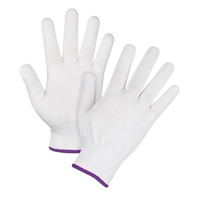 Seamless String Knit Gloves, Polyester, 15 Gauge, Ladies/X-Small Superchem Industries