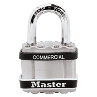 Cadenas lamin&eacute;, Argent, Cl&eacute;s diff&eacute;rentes, Acier lamin&eacute;, Largeur de 1-3/4" Superchem Industries