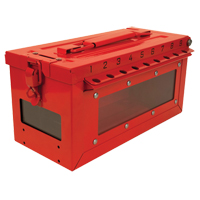 Small Group Lock Box, Red Superchem Industries