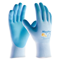 ATG MaxiFlex&reg; Ultra Lightweight Coated Gloves, 6/X-Small, Foam Nitrile Coating, 15 Gauge, Nylon Shell Superchem Industries