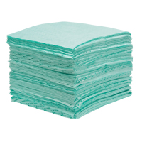 Premium Bonded Sorbent Pads, Hazmat, 15" x 18", 25 gal. Absorbancy Superchem Industries