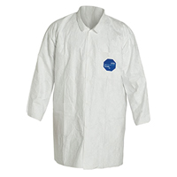 Lab Coat, Tyvek&reg; 400, White, 6X-Large Superchem Industries