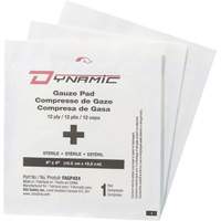 Gaze Dynamic, Tampon, 4" lo x 4" la, St&eacute;rile, Dispositif m&eacute;dical Classe 1 Superchem Industries