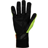 Endura&reg; Hi-Viz Chainsaw Gloves, Size Large/9, Goatskin Palm Superchem Industries