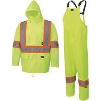 5619 Habit de pluie Oxford 150D, Polyester, 2T-Grand, Jaune lime Superchem Industries