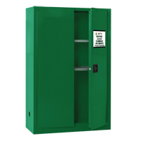 Armoire de rangement pour pesticides, 45 gal., 65" h x 43" l x 18" p Superchem Industries