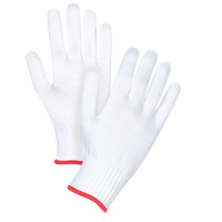 Seamless String Knit Gloves, Polyester, 10 Gauge, Small Superchem Industries