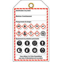 Workplace Tags, Cardstock, 3-3/8" W x 5-3/4" H, French Superchem Industries