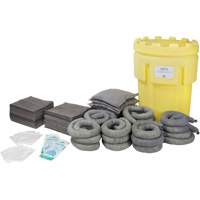 Trousse de lutte contre les d&eacute;versements, Universel, Baril de r&eacute;cup&eacute;ration, Absorbance de 95 gal. US Superchem Industries