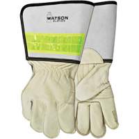 Circuit Breaker Linesman Welding Gloves, Grain Cowhide, Size Medium Superchem Industries
